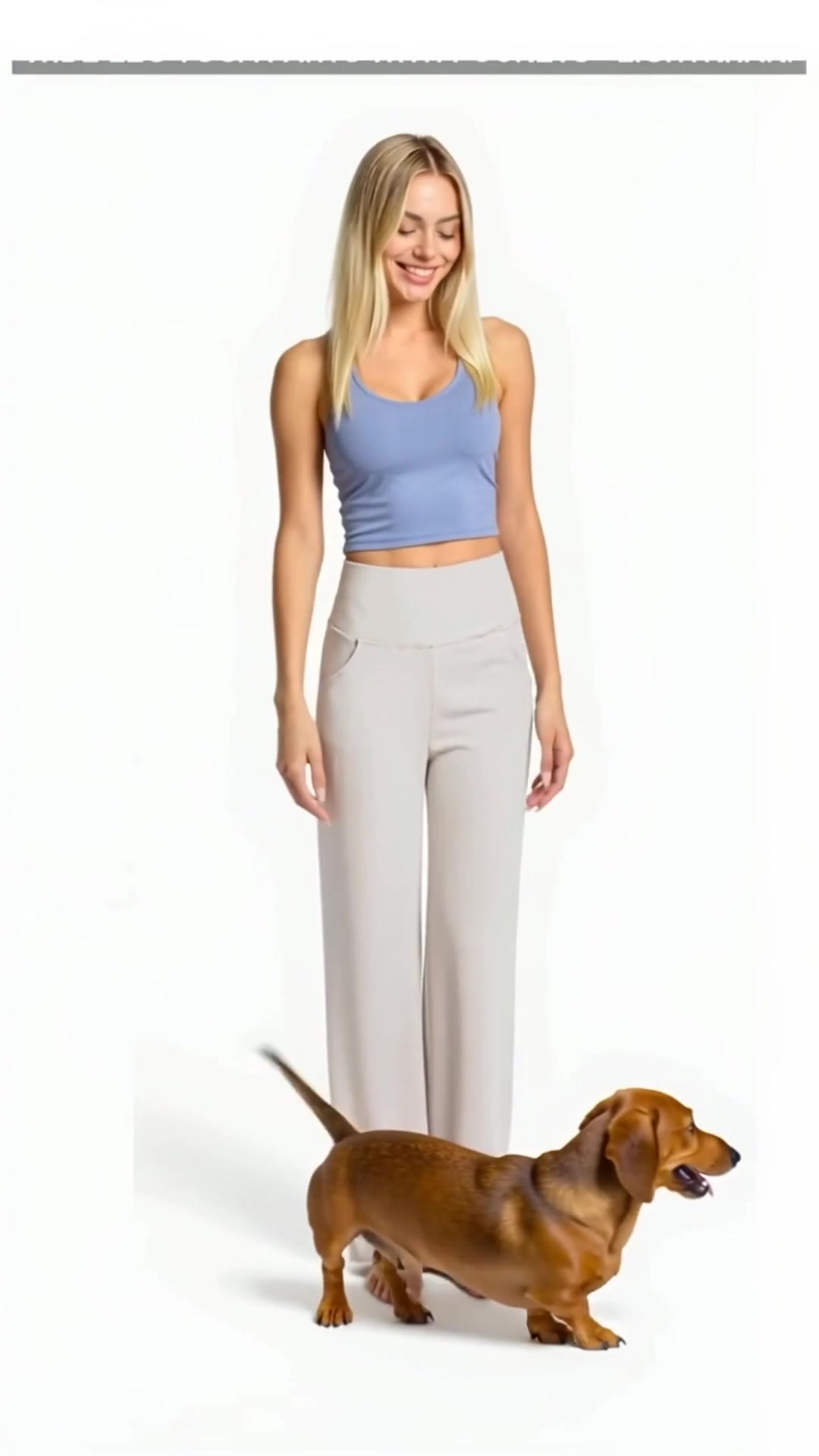 Wide-Leg Yoga Pants in Bwwb125 Lightkhaki — Pet Parent Athleisure style look